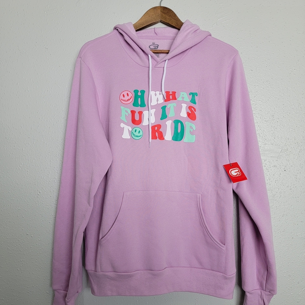 NWT Cyclebar Pink Fun Ride Hoodie